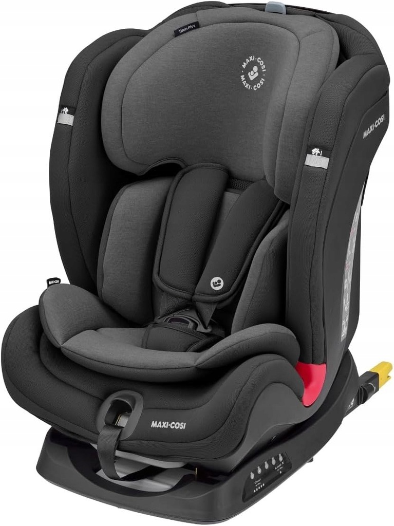 FOTELIK SAMOCHODOWY MAXI COSI TITAN PLUS 9-36 KG GRAY/BLACK ISOFIX GR.1/2/3