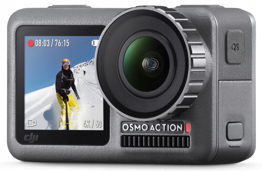 DJI OSMO ACTION KAMERA SPORTOWA 4K HDR WODOODPORNA