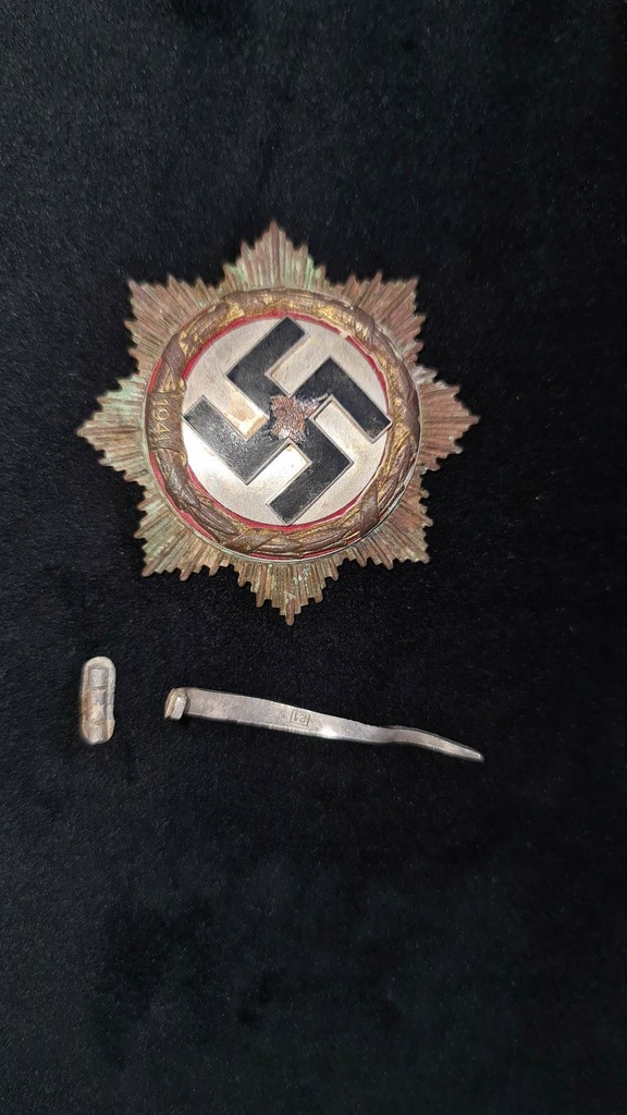 Krzyż Niemiecki Deutsches Kreuz złoty oryginał