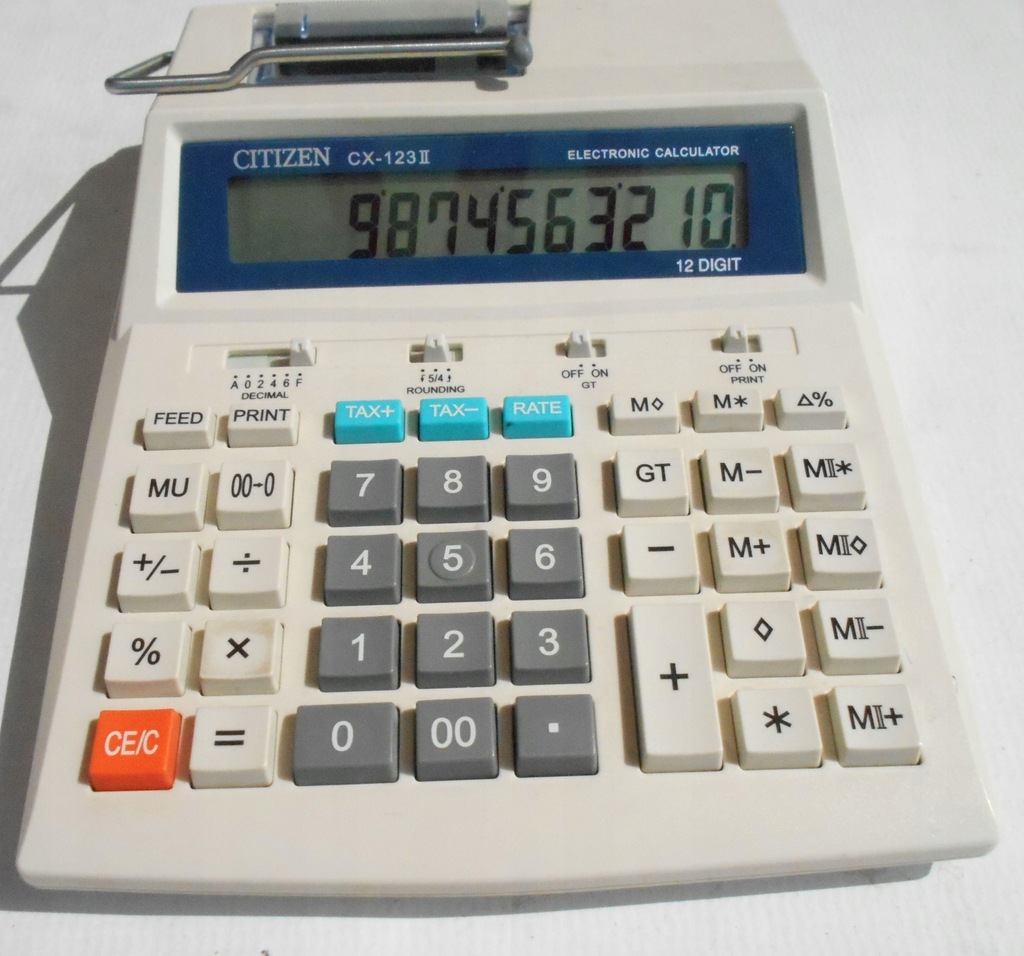 Nastro Inchiostrato Nero-Rosso Per Citizen CX/123/126/146 - Rullo Ricambio - Foto 10