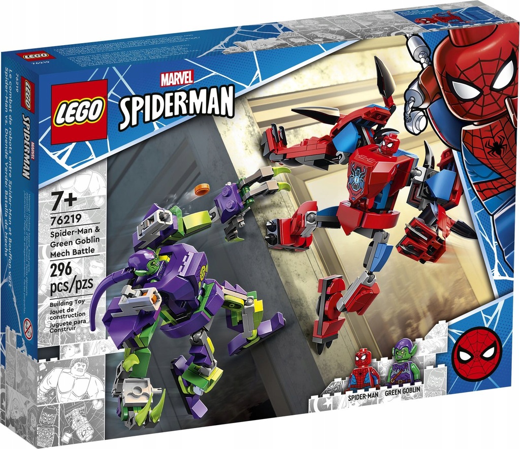 LEGO 76219 Marvel Super Heroes Bitwa mechów Spider-Mana i Zielonego Goblina