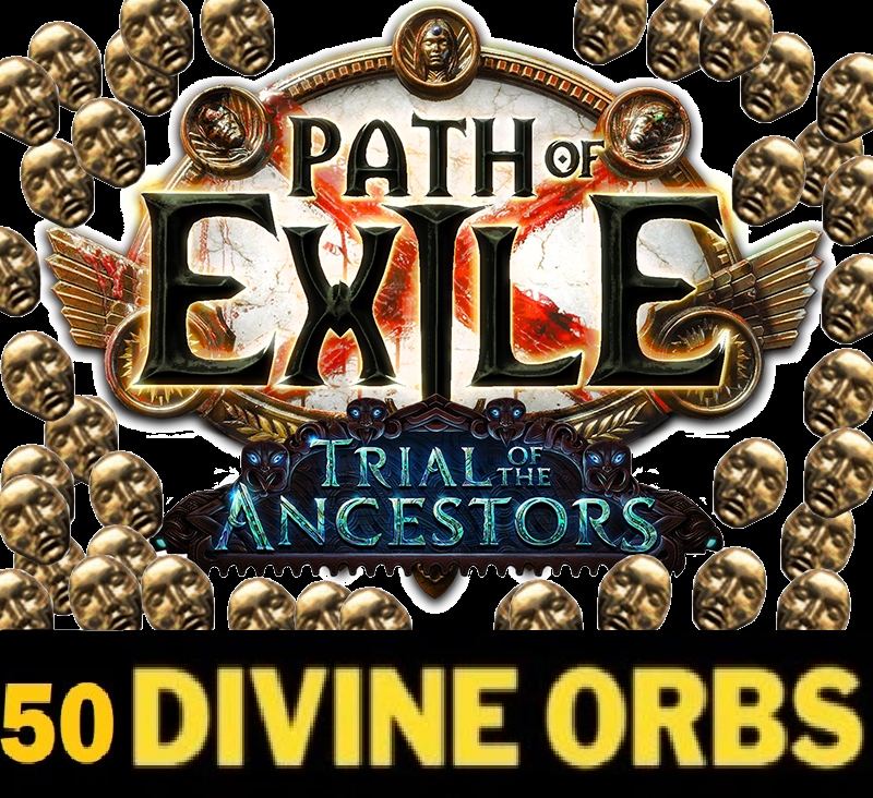 Path Of Exile 50x Divine Orb Ancestor SC Poe Div Orby PC Komputer