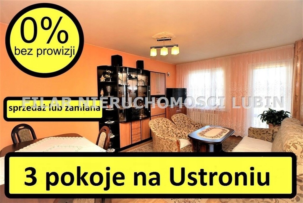 Mieszkanie na sprzedaż Ustronie, lubiński, 63,80 m