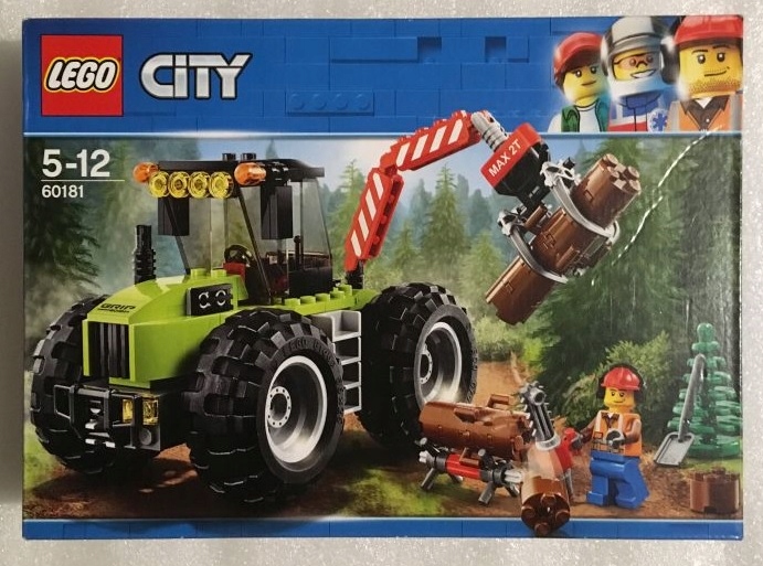 LEGO CITY 60181 - TRAKTOR LEŚNY - 11530280203 - oficjalne archiwum Allegro