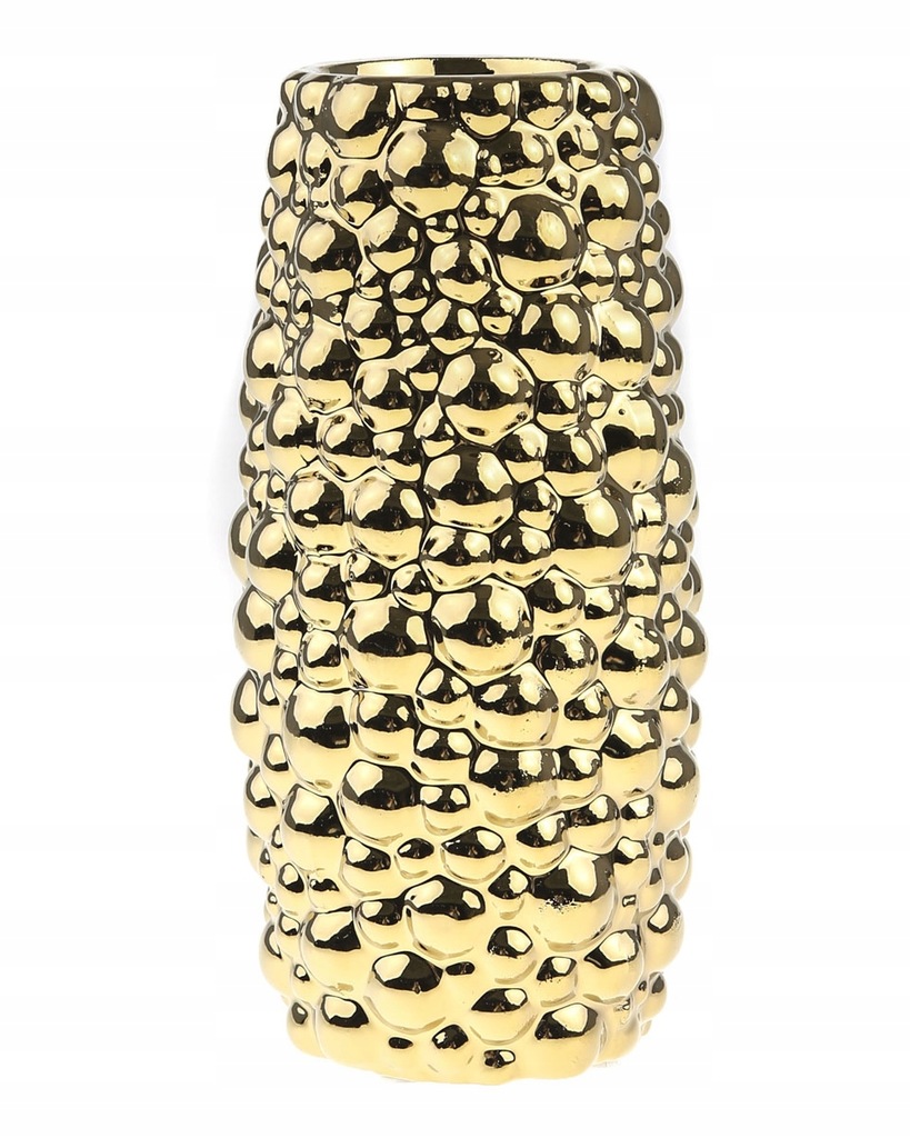 PEPCO Wazon ceramiczny 11 x 25 cm Złoty
