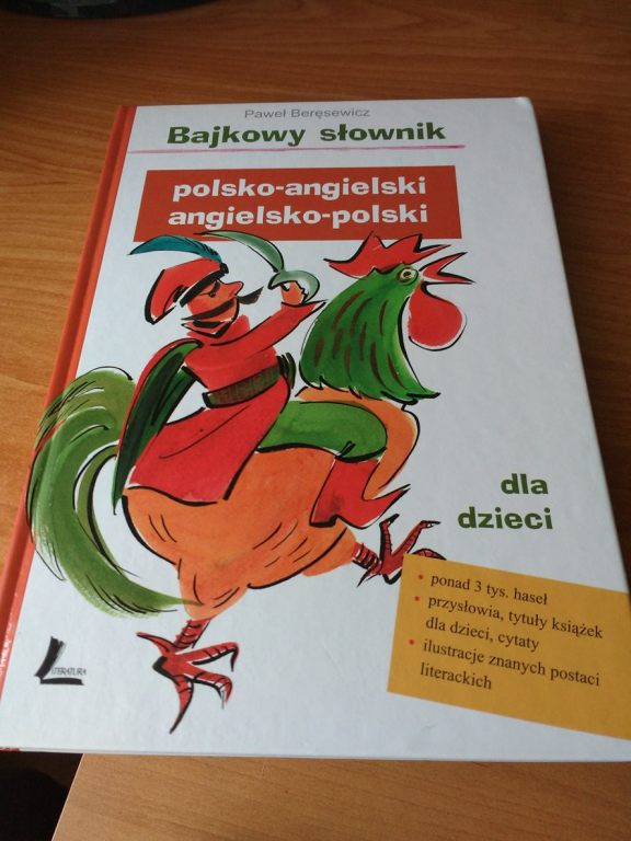 Bajkowy słownik polsko angielski Beręsewicz