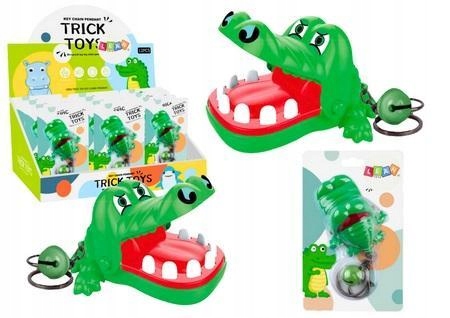 BRELOK Z GRYZĄCYM KROKODYLEM, LEANTOYS