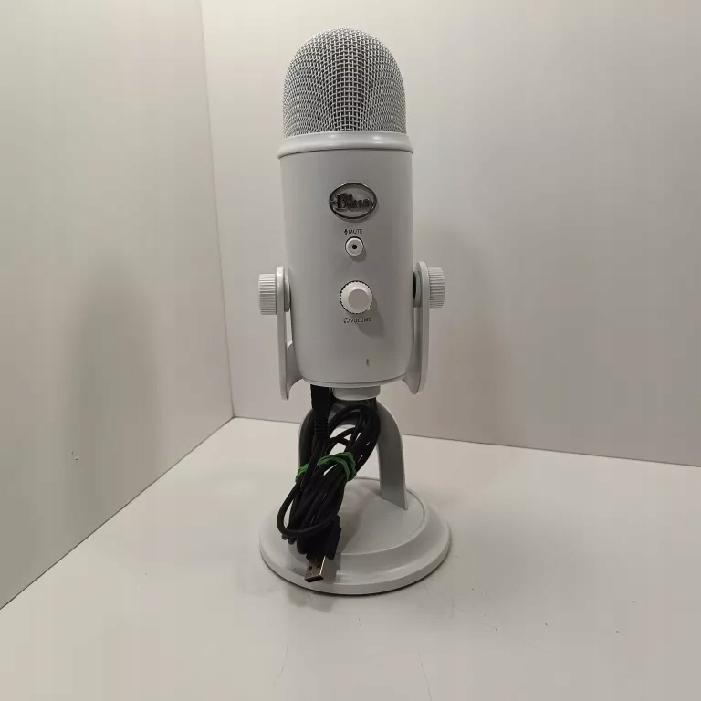 MIKROFON POJEMNOŚCIOWY STUDYJNY BLUE YETI BIAŁY
