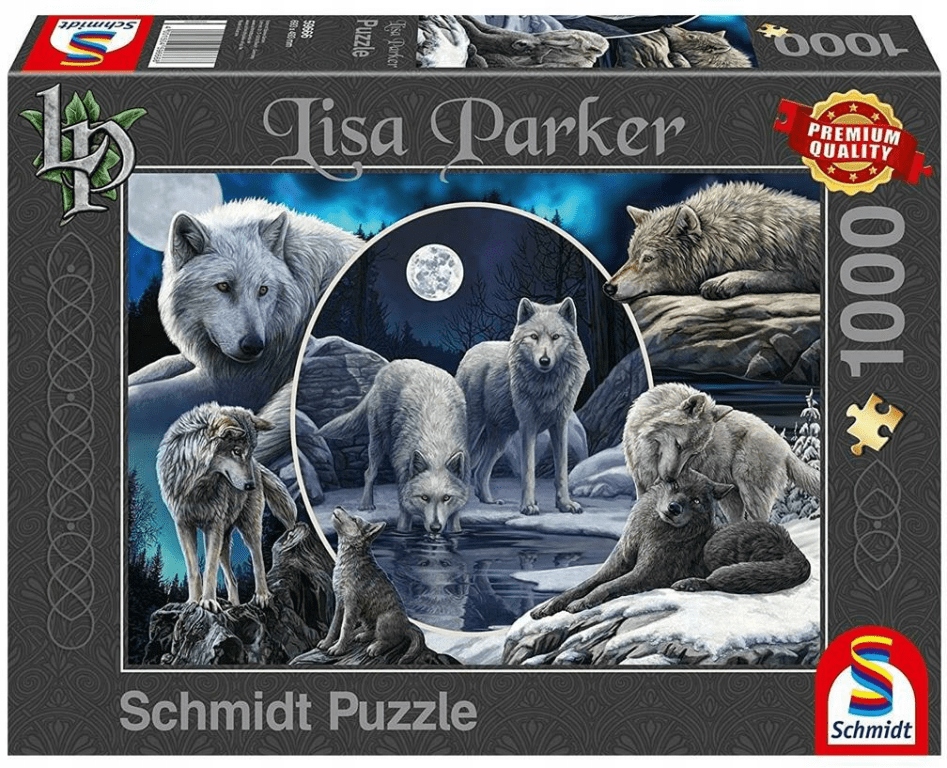 Puzzle PQ 1000 Lisa Parker Wspaniałe wilki G3