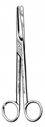 Nożyczki operacyjne CHIRUGICZNE Mayo-Stille 17cm