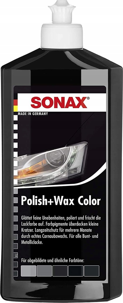 SONAX Polish Wax COLOR Nano Pro czarny 500ml M687