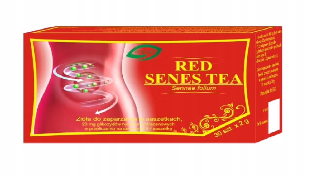 Red Senes Tea zioła 30 saszetek przeczyszczające