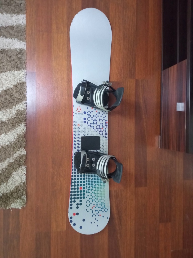 Deska snowboardowa ATOMIC 148cm Z WIĄZANIAMI