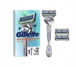 Gillette Skinguard sensitive maszynka +2 ostrza