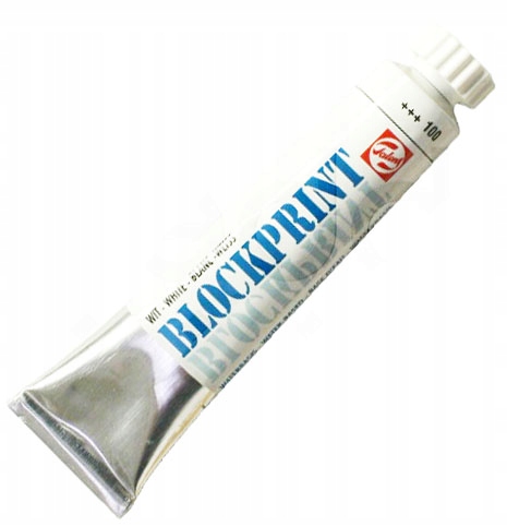 Farba graficzna Blockprint Talens 20ml 100 Biały