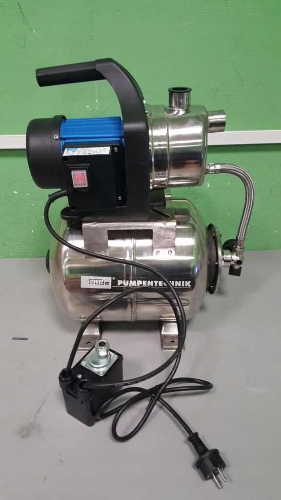 Pompa Acqua Güde 1000W - Impianto Domestico, Serbatoio 19L Acciaio - Foto 7