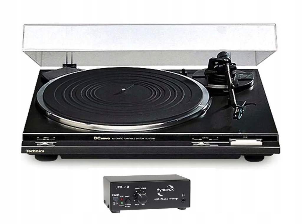 Gramofon TECHNICS SL-BD20 Adapter Servo Automatic P24 + Przedwzmacniacz !