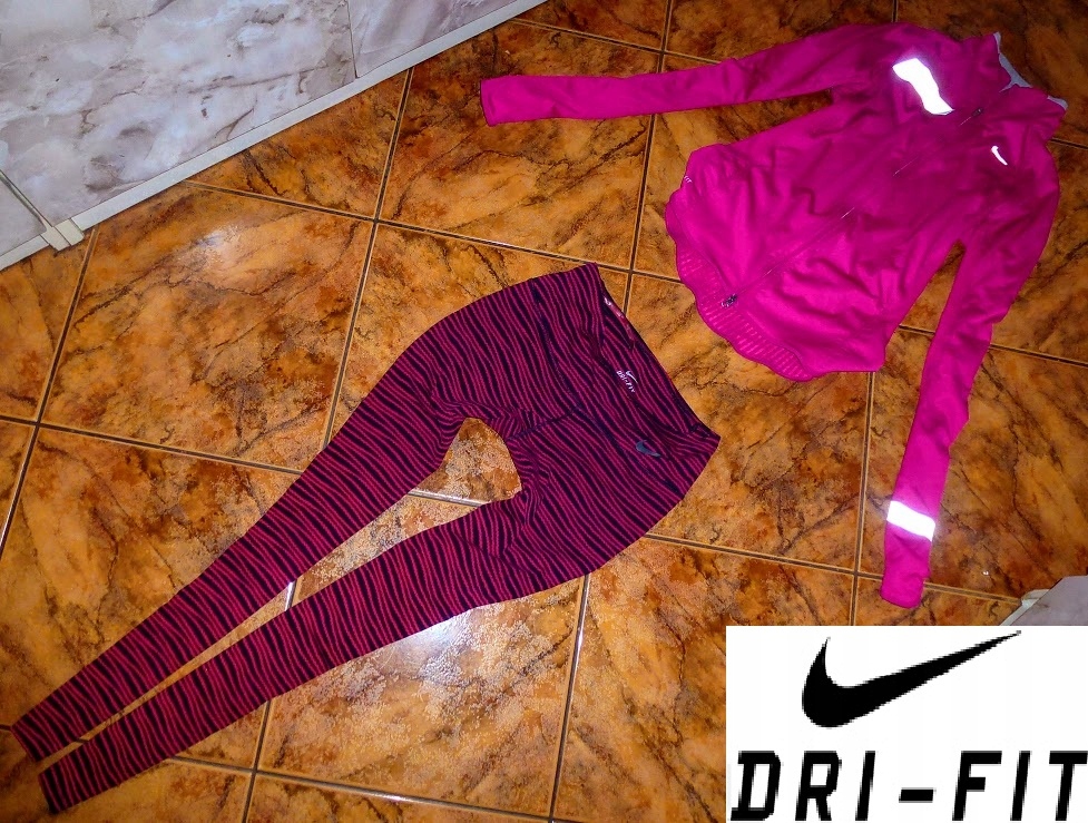 Dres NIKE DRI FIT komplet ORYGINAŁ modelujący S 36