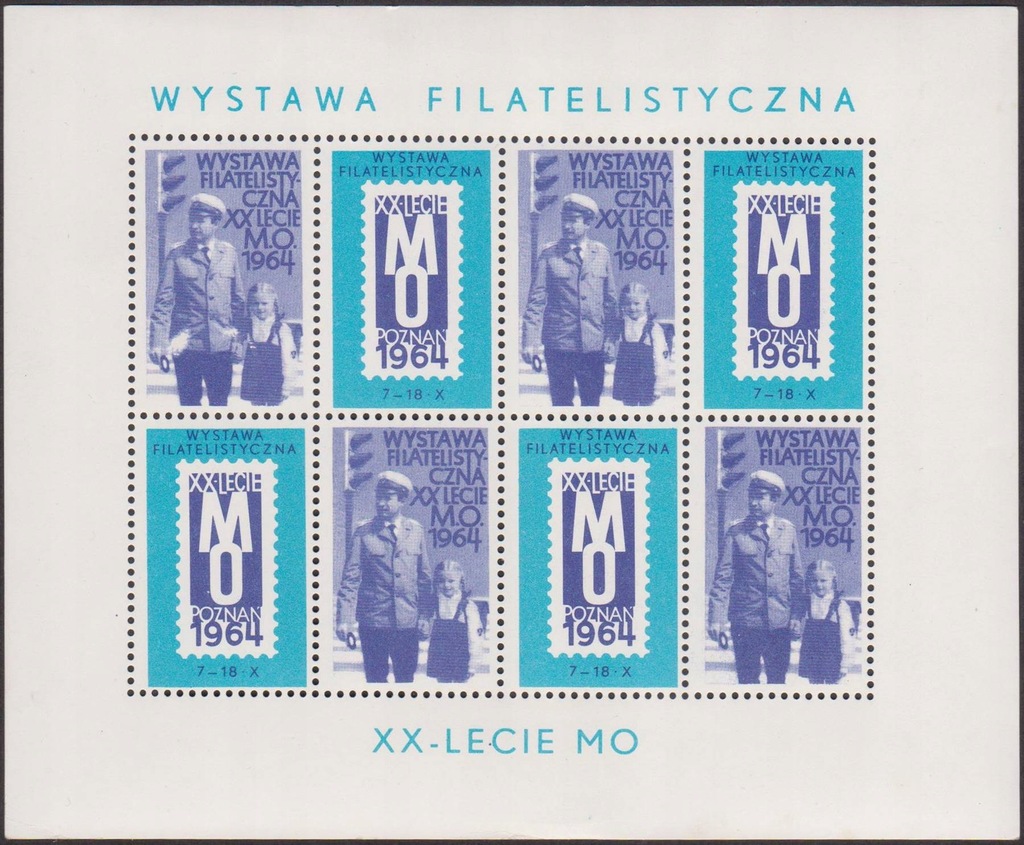 Wystawa Filatelistyczna XX lecie MO 1964