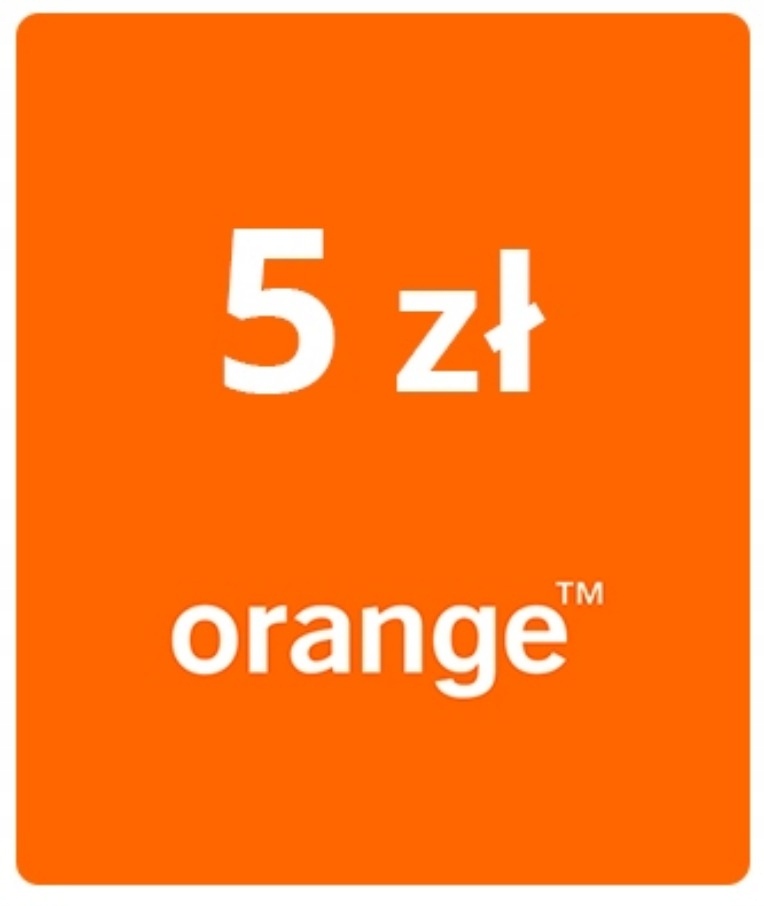 Doładowanie Orange 5 zł