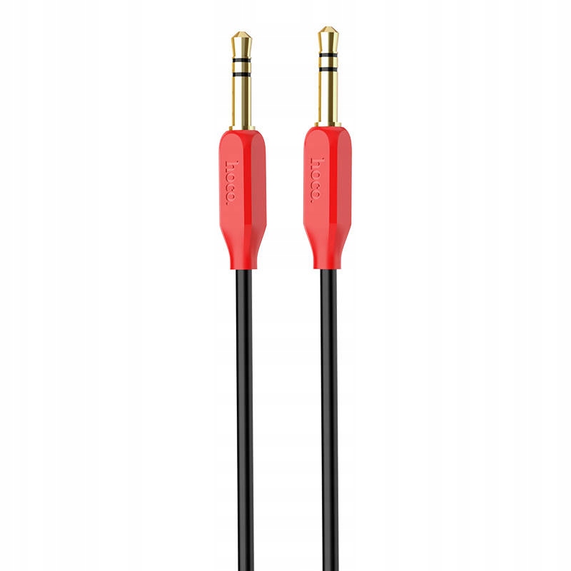 Kabel AUX 1m minijack 3,5mm - minijack 3,5mm Hoco UPA11 czerwony