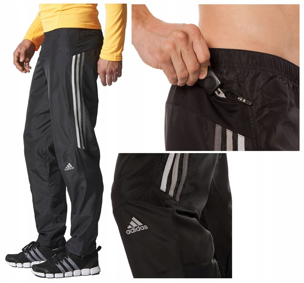 Adidas Response Wind spodnie biegowe męskie - XL