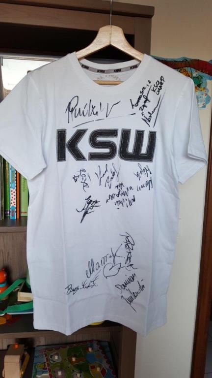 KOSZULKA KSW - AUTOGRAFY (PUDZIAN, MAMED KHALIDOW)