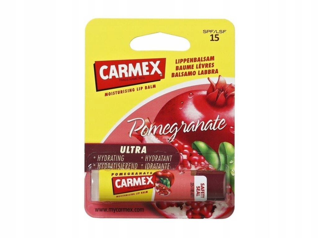 Carmex Ultra balsam do ust Pomegranate SPF15 4, P2