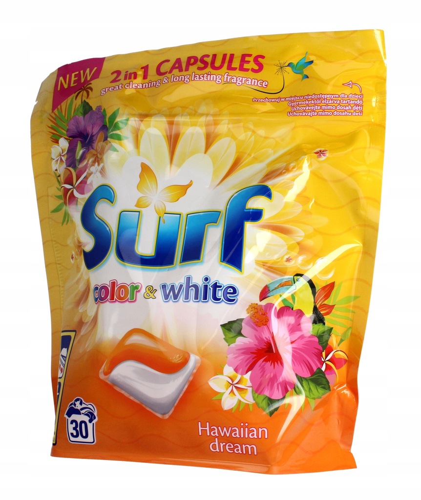 Surf Color White Kapsułki do prania 2in1 Hawaiian