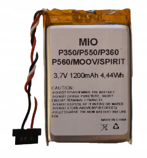 Bateria do MIO MOOV SPIRIT P350 P550 P360 P560