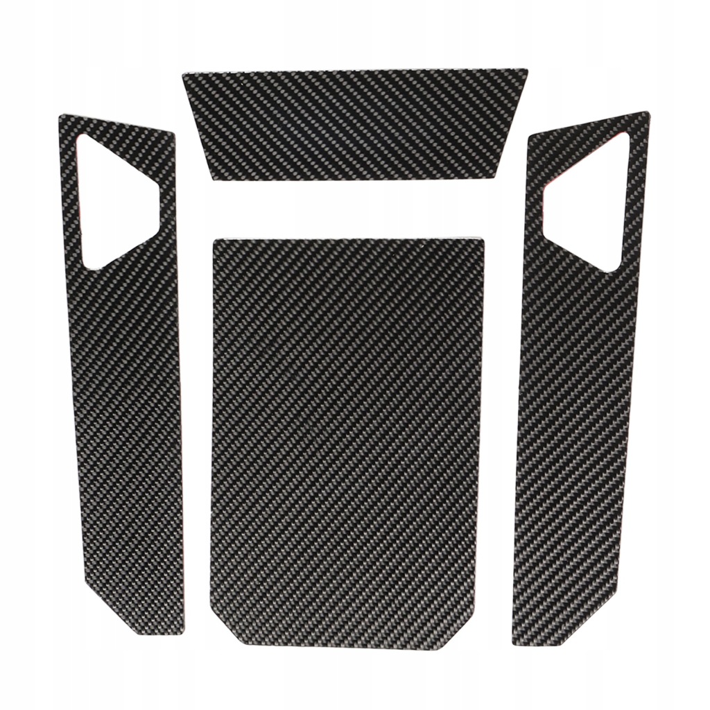4 szt. ATV przednia osłona maski silnika osłona panelu z włókna węglowego