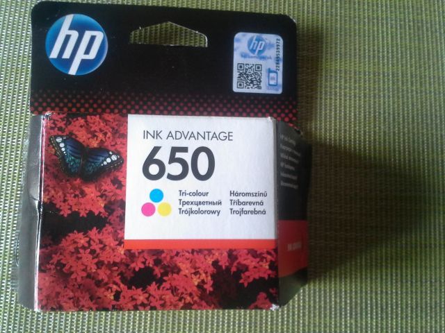 kolorowy tusz do drukarki HP CZ102AE BHK nr 650