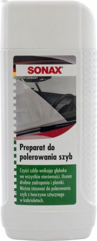 SONAX PREPARAT DO POLEROWANIA SZYB 250ML