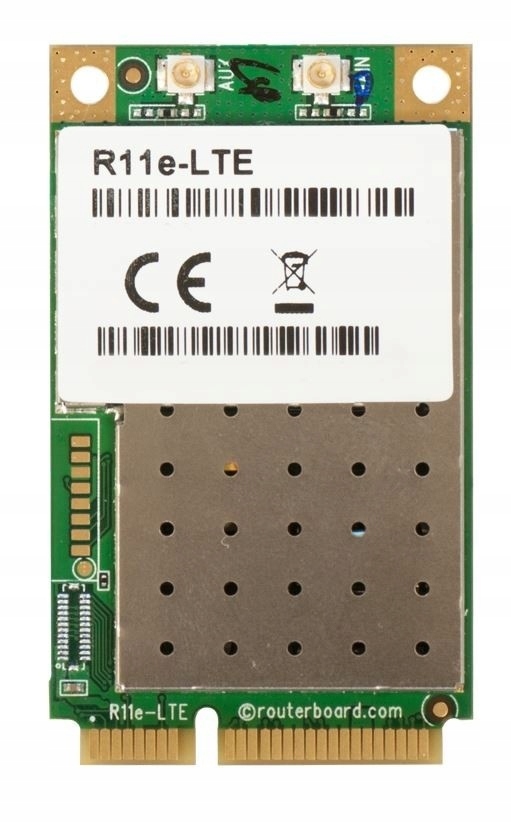 MIKROTIK R11e-LTE miniPCI-e Card 2G/3G/4G/LTE 2x u.Fl
