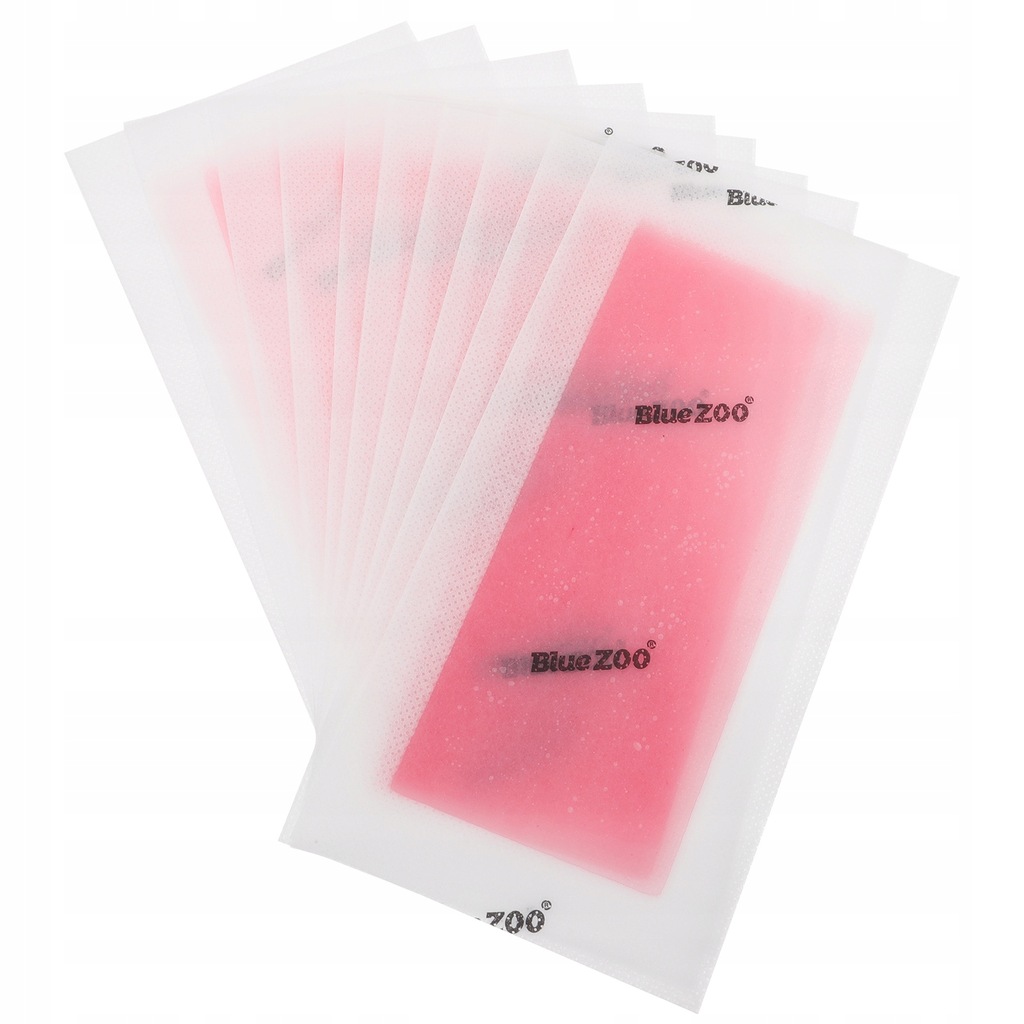 10Sheets Usuwanie włosów Waxing Strips Depilatory