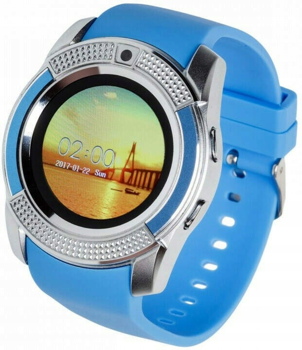 Smartwatch G11 niebiesko-srebrny