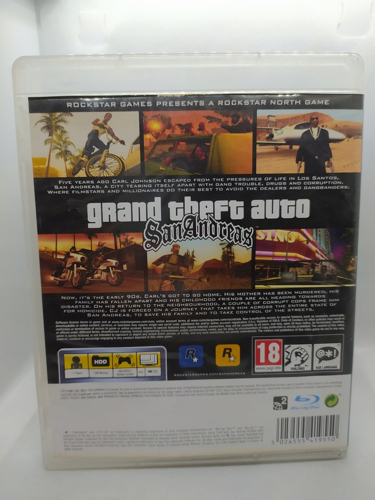 Купить GTA Grand Theft Auto: Сан Андреас PS3: отзывы, фото и ...