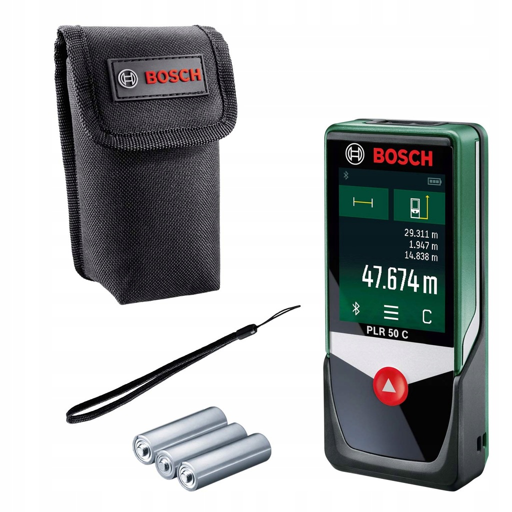 Dalmierz laserowy Bosch PLR 50 C (zakres pomiarow