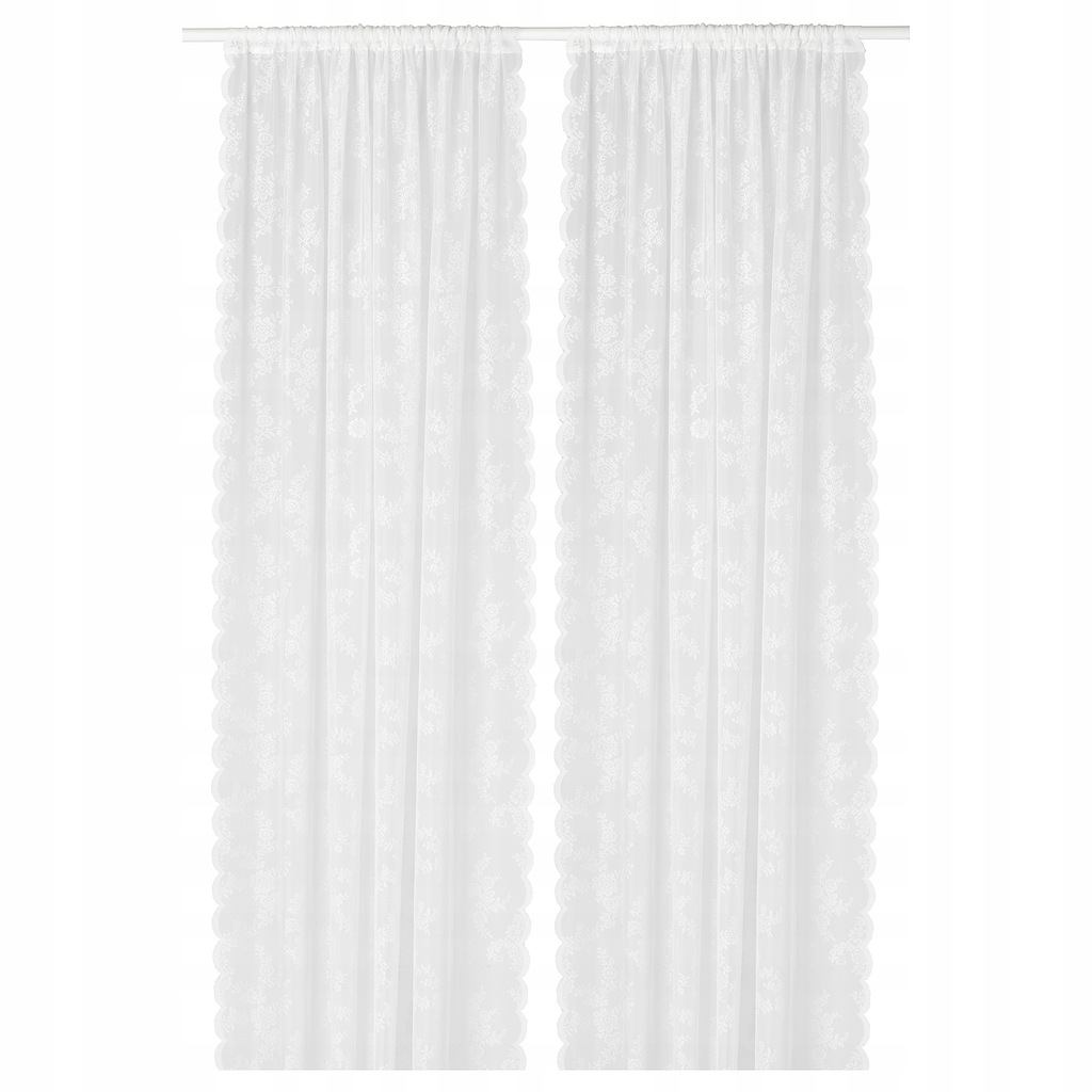 IKEA ALVINE SPETS firany zasłony para 145x300