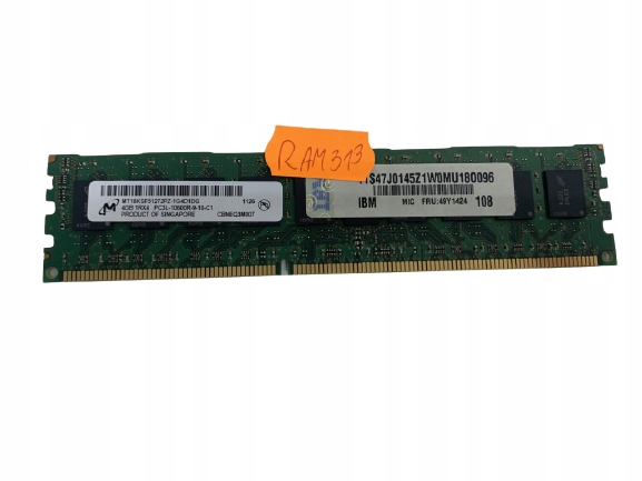 MICRON 4GB 1RX4 PC3L-10600R-9-10-C1 RAM313