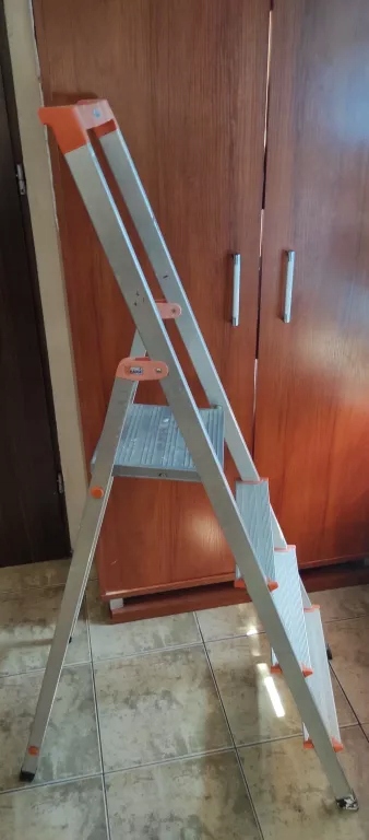 drabina aluminiowa rozstawna 7 stopniowa krause solidy