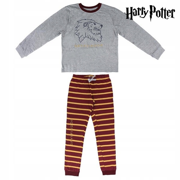 Piżama Dziecięcy Harry Potter 74818 Szary Czerwony