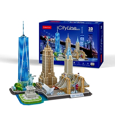 PUZZLE 3D CITY LINE NEW YORK CITY 123