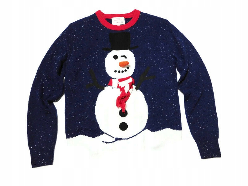 NEXT sweter ŚWIĄTECZNY bałwan NOS r. L*Y6512