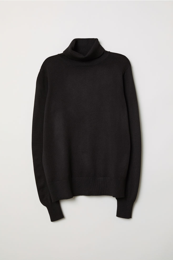 H&M Cienki sweter z golfem M