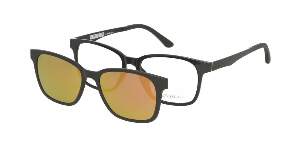 CL 90046 B SOLANO OKULARY +nakładka CLIP-ON GRATIS