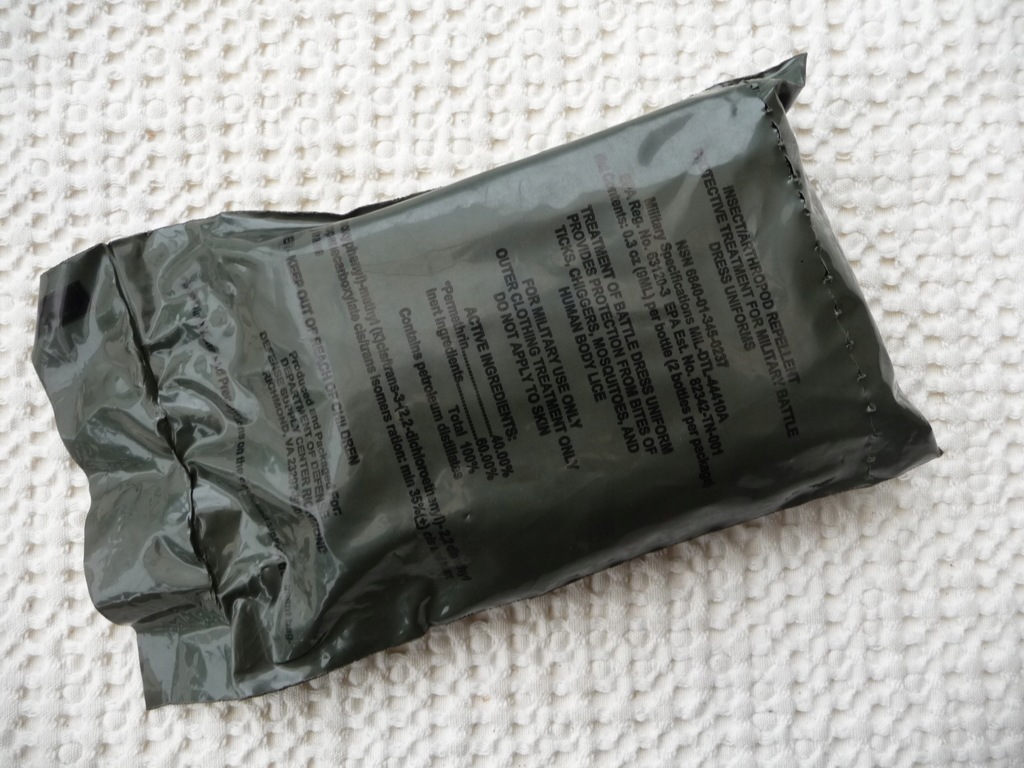 PERMETRYNA ZESTAW DO IMPREGNACJI ODZIEŻY US ARMY