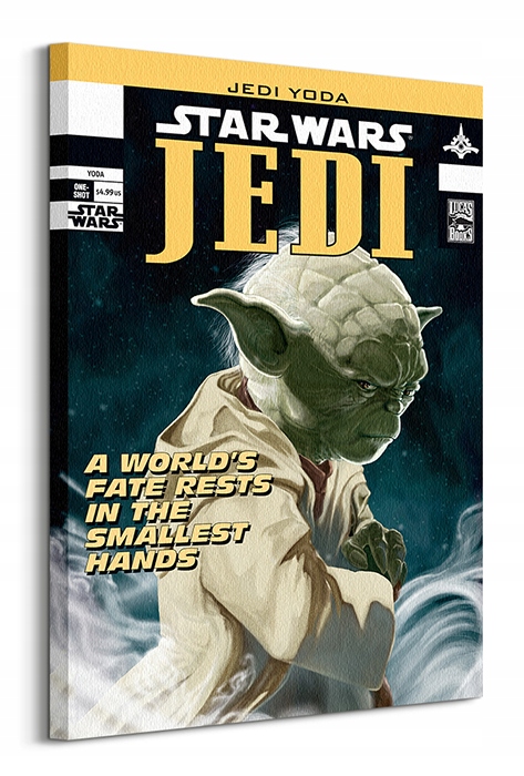 Star Wars Mistrz Yoda - obraz na płótnie 60x80 cm