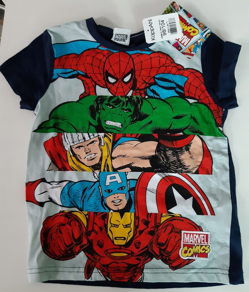 Marvel comics Koszulka Kappahl T-shirt 98/104