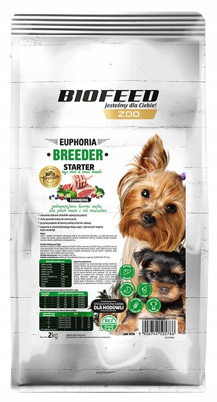 BIOFEED EUPHORIA BREEDER STARTER Mini & Small 2kg